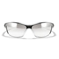 Silver Sport Wrap Sunglasses with Dark Lenses