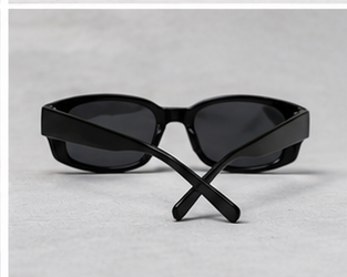 NightDrive Slim Rectangle Sunglasses